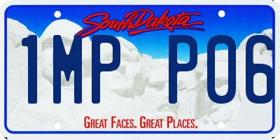 SD license plate 1MPP06