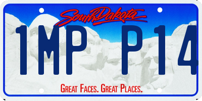 SD license plate 1MPP14