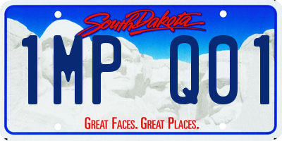 SD license plate 1MPQ01