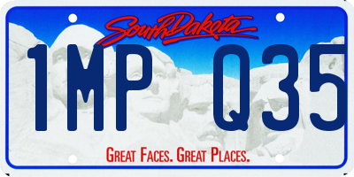 SD license plate 1MPQ35