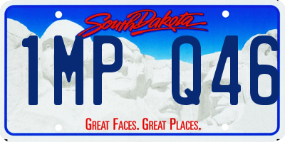 SD license plate 1MPQ46