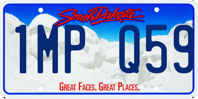 SD license plate 1MPQ59
