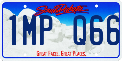 SD license plate 1MPQ66