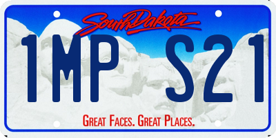 SD license plate 1MPS21
