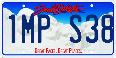 SD license plate 1MPS38