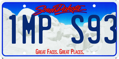 SD license plate 1MPS93