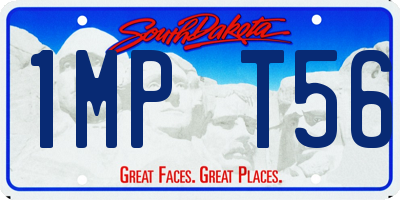 SD license plate 1MPT56