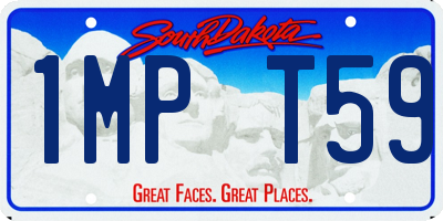 SD license plate 1MPT59
