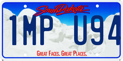 SD license plate 1MPU94