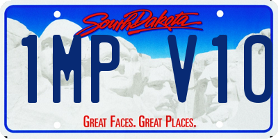 SD license plate 1MPV10