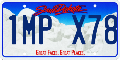SD license plate 1MPX78