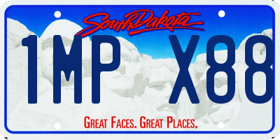 SD license plate 1MPX88