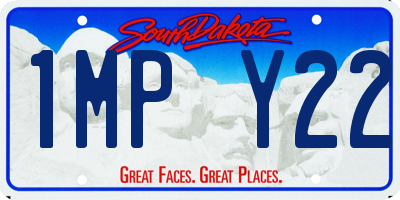 SD license plate 1MPY22
