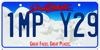 SD license plate 1MPY29