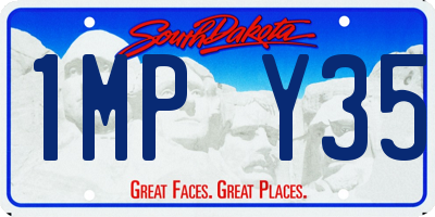 SD license plate 1MPY35
