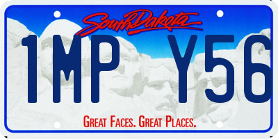 SD license plate 1MPY56