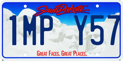 SD license plate 1MPY57
