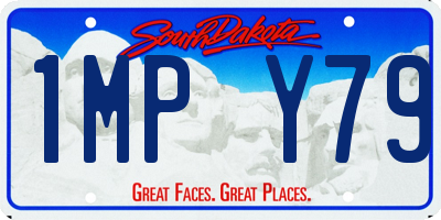 SD license plate 1MPY79