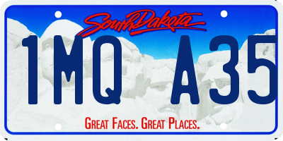 SD license plate 1MQA35