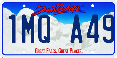 SD license plate 1MQA49