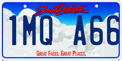 SD license plate 1MQA66