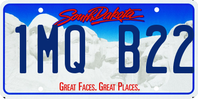 SD license plate 1MQB22