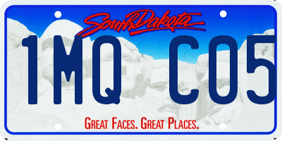 SD license plate 1MQC05