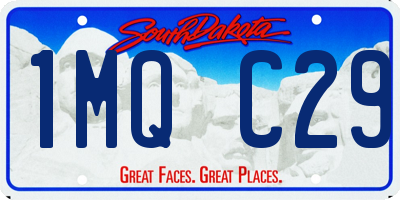 SD license plate 1MQC29