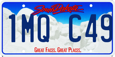 SD license plate 1MQC49
