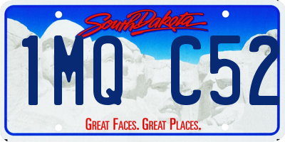 SD license plate 1MQC52