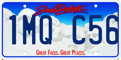 SD license plate 1MQC56
