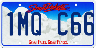 SD license plate 1MQC66