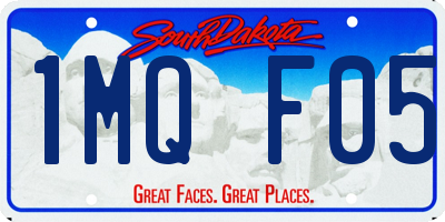 SD license plate 1MQF05