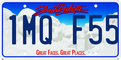 SD license plate 1MQF55