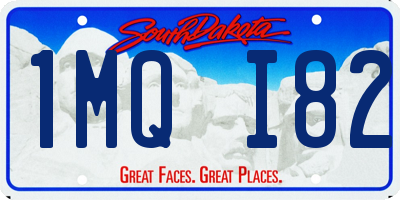 SD license plate 1MQI82