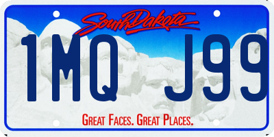 SD license plate 1MQJ99