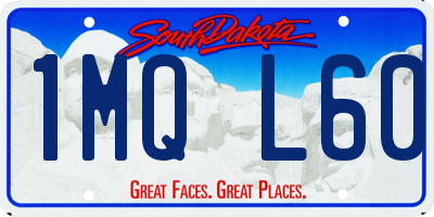 SD license plate 1MQL60