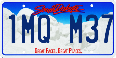 SD license plate 1MQM37