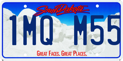 SD license plate 1MQM55