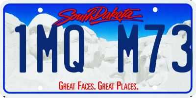 SD license plate 1MQM73