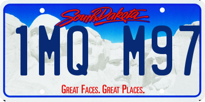 SD license plate 1MQM97