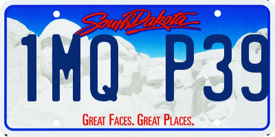 SD license plate 1MQP39