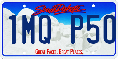 SD license plate 1MQP50