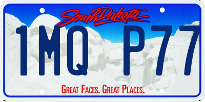 SD license plate 1MQP77
