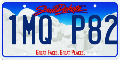 SD license plate 1MQP82