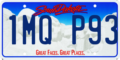 SD license plate 1MQP93