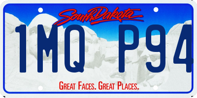 SD license plate 1MQP94