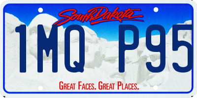 SD license plate 1MQP95