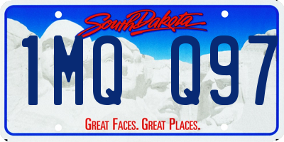 SD license plate 1MQQ97