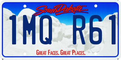 SD license plate 1MQR61